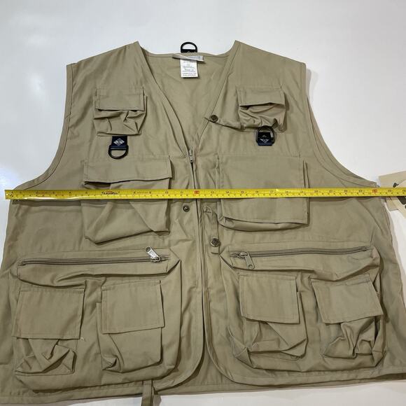 VTG Columbia Hot Creek Vest Mens L XL Sportwear Fishing Outdoor Utility Gear - Picture 7 of 8